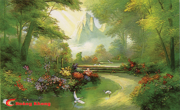 Tranh Núi - Nước - Phong Thuỷ